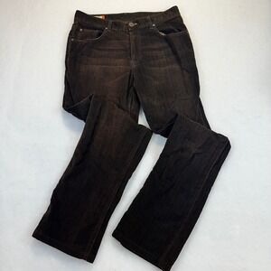 Faconnable Jeans Mens Brown Corduroy Pants Modele F40 Size 34L Cotton Cords